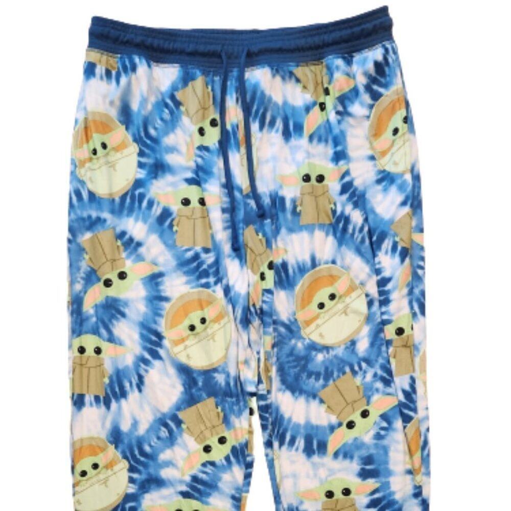 Disney STAR WARS Yoda Men's Sleep Lounge Pants Comfy Waistband XXL EUC